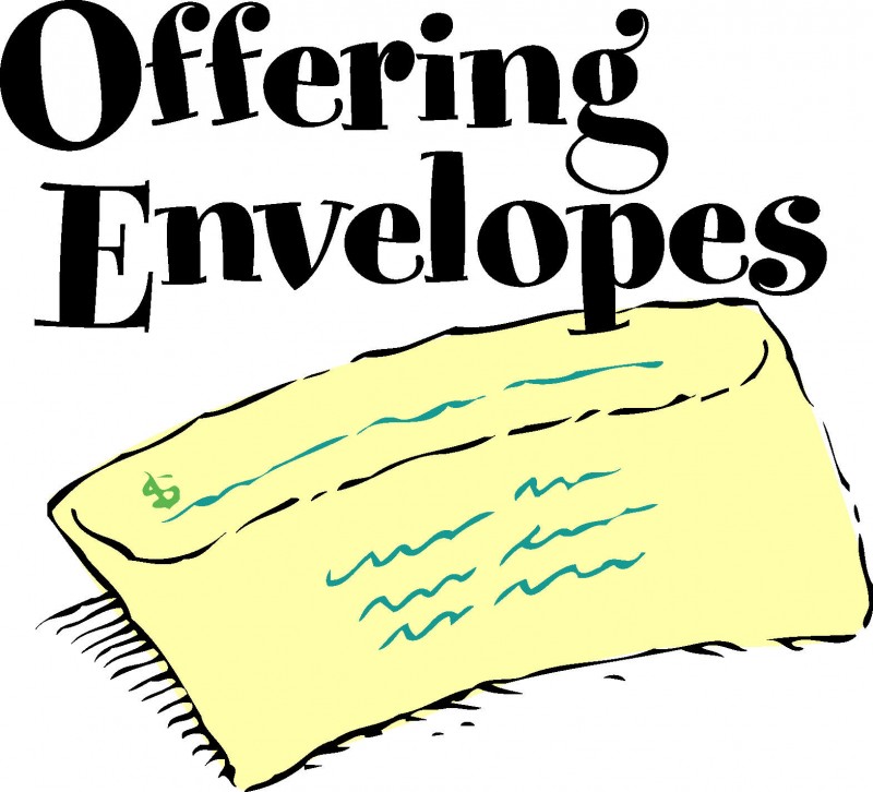 An image of an offering envelope