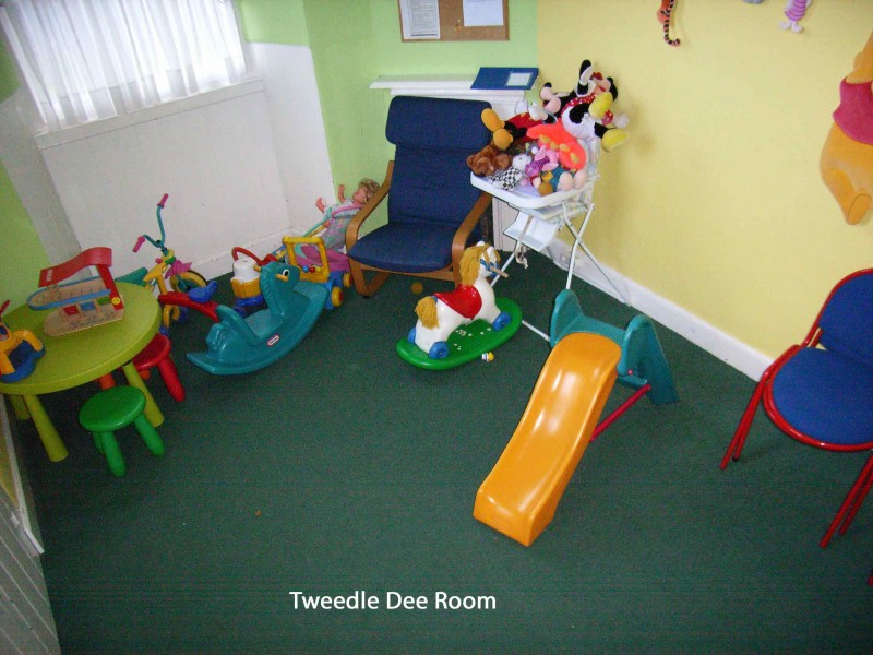A photo of the childrens room